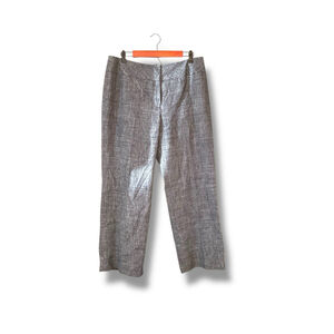 Vintage Jones Studio Seperate Blue Crosshatch Trouser Pants Size 14P